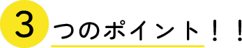 3つのポイント
