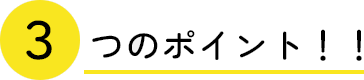 3つのポイント